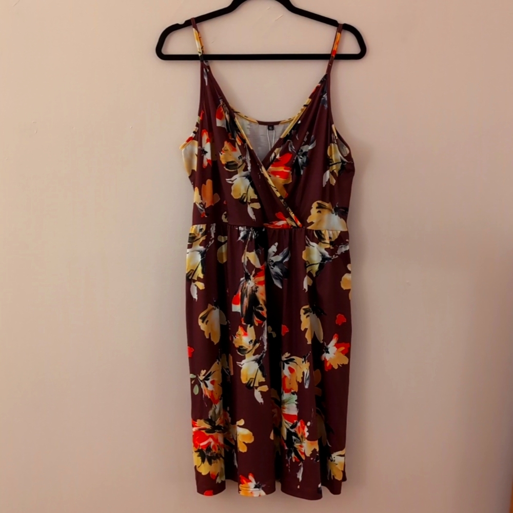 NWT Styleworld XL Purple Flowered Sundress